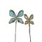 Jeweled Butterly Stem - Final sale / Non-returnable and Non-refundable